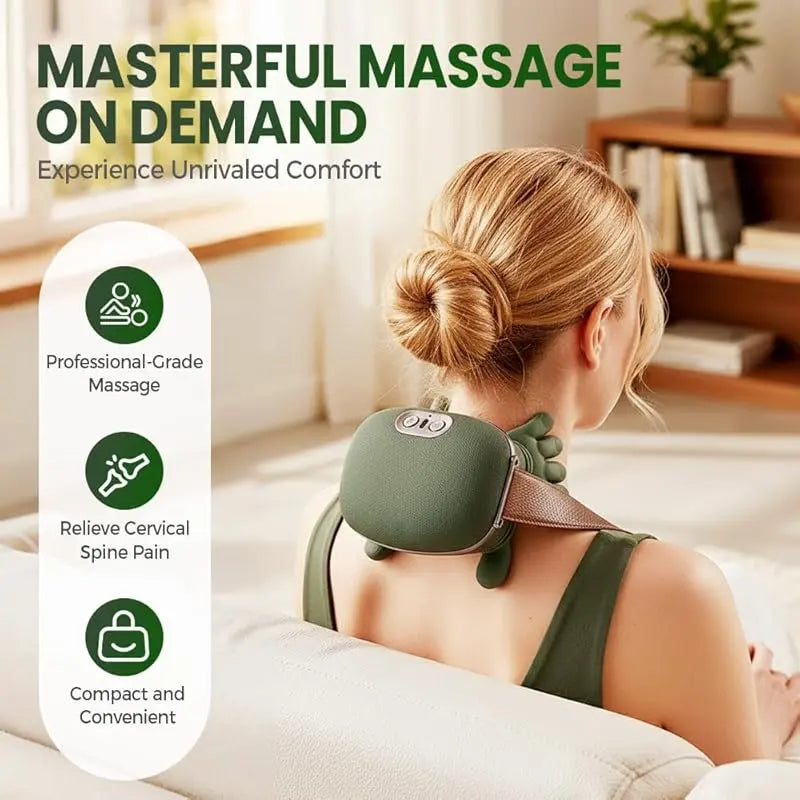 Massageador de Pescoço com Aquecimento (★★★★⯨) - 4,8