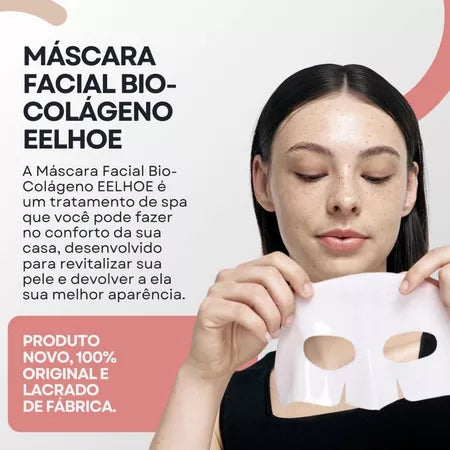 Pack de 2 Máscaras Faciais de Colagénio  (★★★★⯨) - 4,9