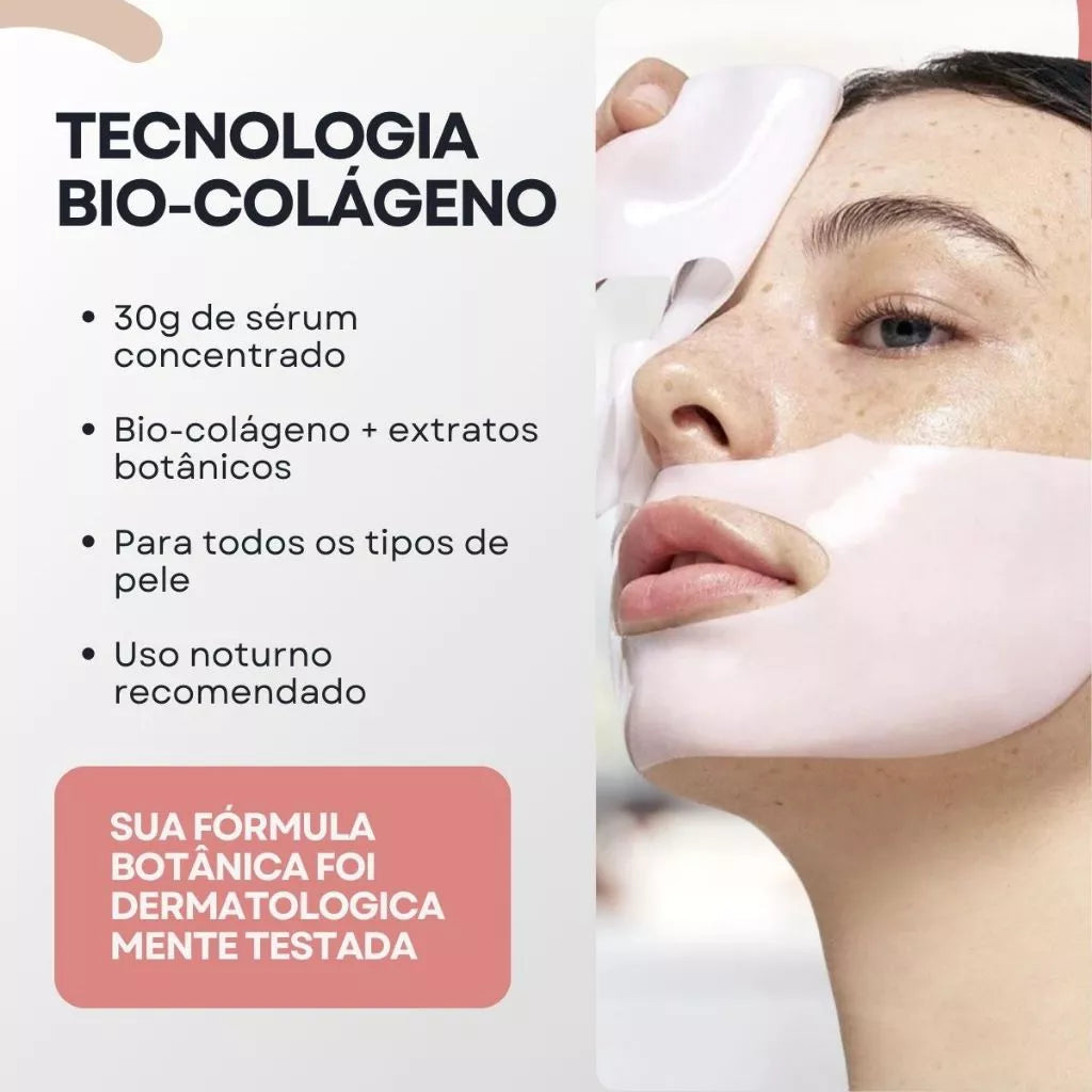 Pack de 2 Máscaras Faciais de Colagénio  (★★★★⯨) - 4,9