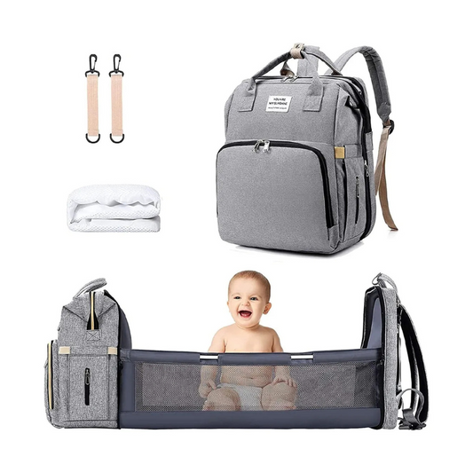 Mochila de Maternidade Multifuncional com Berço Integrado (★★★★⯨) - 4,8
