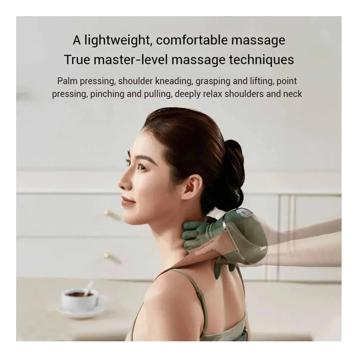 Massageador de Pescoço com Aquecimento (★★★★⯨) - 4,8